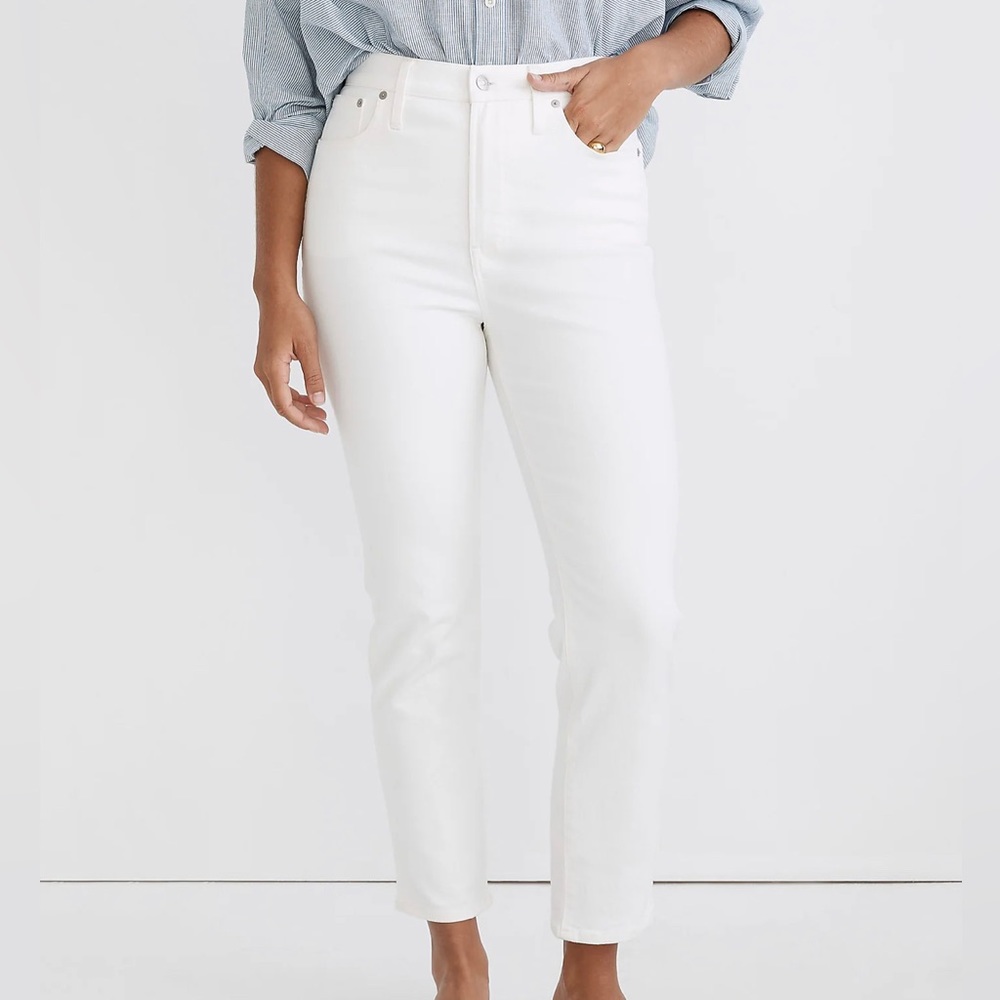 Madewell Tile White The Perfect Vintage Jean